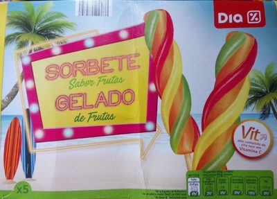 Foto de Sorbete Sabor Frutas