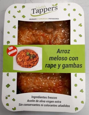 Foto de Arroz meloso con rape y gambas