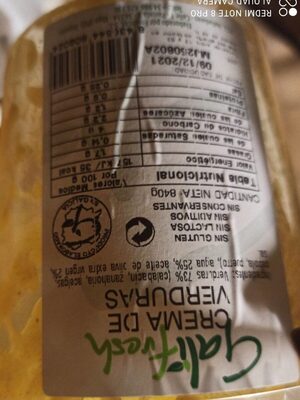 Foto de Crema de verduras