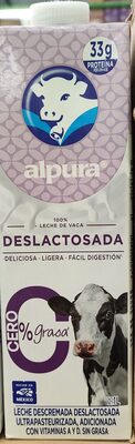 Foto de Leche Deslactosada 0% grasa