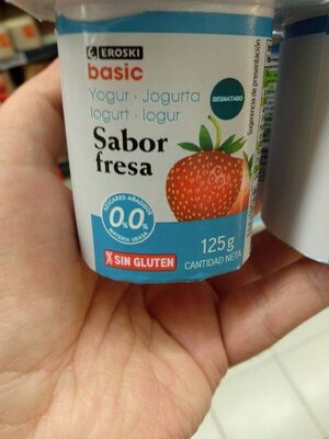 Foto de Yogur sabor fresa 0%