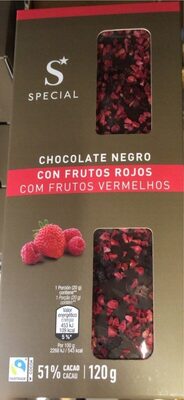 Foto de Chocolate negro con frutos rojos