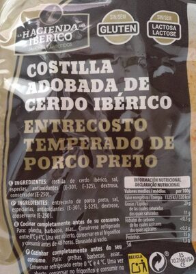 Foto de Costilla adobada de cerdo ibérico