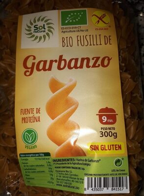 Foto de Bio fusilli de garbanzo