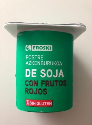 Foto de Postre de soja con frutos rojos