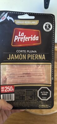 Foto de jamón pierna corte pluma