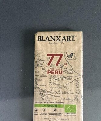 Foto de Chocolate Blanxart 77% Peru