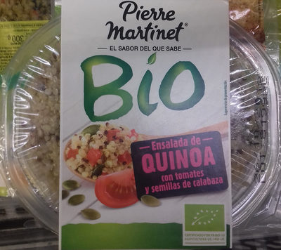 Foto de Ensalada de quinoa con tomates y semillas de calabaza Bio