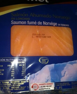 Foto de Salmón ahumado noruego