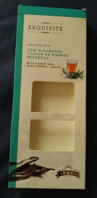 Foto de Chocolate con algarroba y licor de hierbas ibicencas