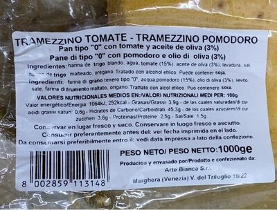 Foto de Tramezzino Tomate