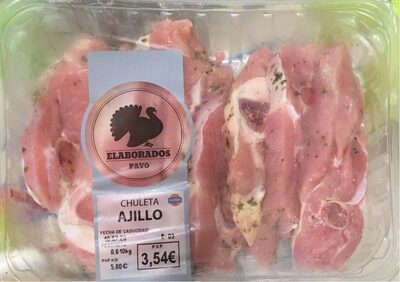 Foto de Chuleta de pavo al ajillo
