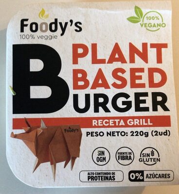 Foto de Plant based burguer receta grill