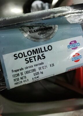 Foto de Solomillo setas