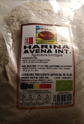 Foto de Harina avena integral