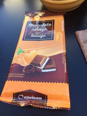 Foto de Chocolate con leche relleno de crema de naranja