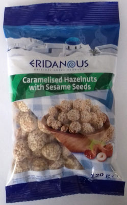 Foto de Caramelised hazelnuts with sesame seeds