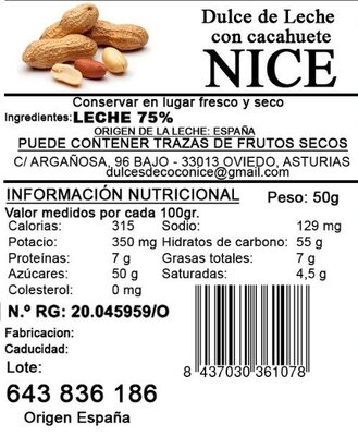 Foto de Dulces de leche con cacahuete