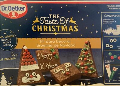 Foto de The taste of christimas, kit para decorar brownies