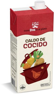 Foto de Caldo de cocido UHT con aceite de oliva virgen extra