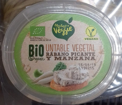 Foto de Untable vegetal rábano picante y manzana