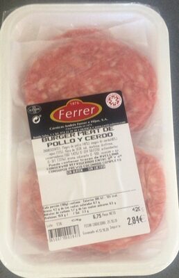 Foto de Burguer Meat de Pollo y Cerdo
