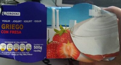 Foto de Yogur griego con fresa