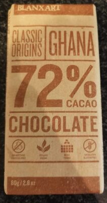 Foto de Chocolate negro 72% cacao Ghana