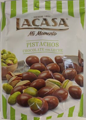 Foto de Pistachos con chocolate con leche