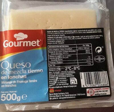 Foto de Queso de mezcla tierno en lonchas