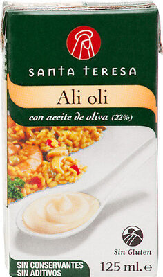 Foto de Salsa fresca alioli con aceite de oliva sin gluten