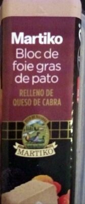 Foto de Bloc de foie gras de pato relleno de queso de cabra
