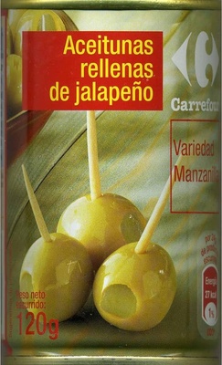 Foto de Aceitunas verdes rellenas de jalapeño