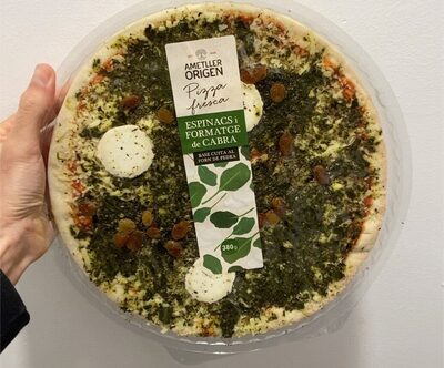 Foto de Pizza espinacs i formatge de cabra