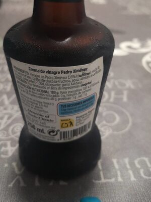 Foto de Crema de vinagre Pedro Ximénez
