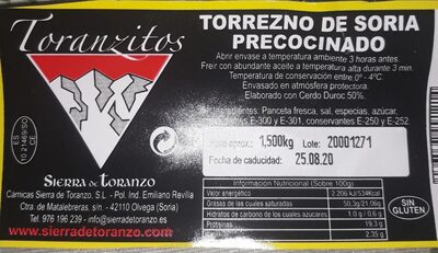 Foto de Torreznos de Soria Precocinado