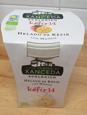 Foto de Helado de kéfir mango