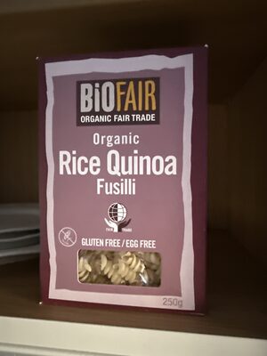 Foto de Rice quinoa fusilli gluten free