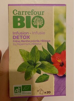 Foto de Infusion DETOX Frêne, Menthe poivrée, Hibiscus