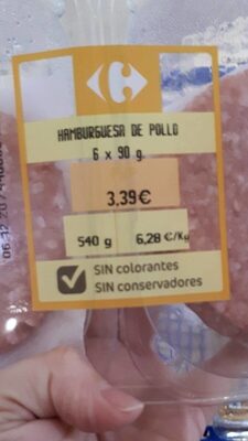 Foto de Hamburguesa de pollo