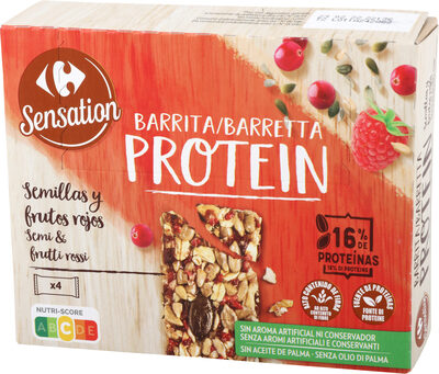 Foto de Barrita proteína sabor frutos rojos