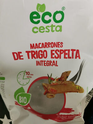 Foto de Macarrones integrales de trigo espelta