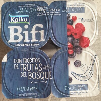 Foto de Bifidus con trocitos de frutas del bosque