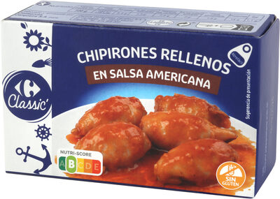 Foto de Chipirones rellenos en salsa americana