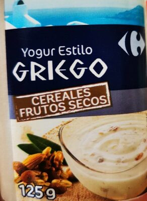 Foto de Yaourt à la grecque Aux céréales et aux fruits secs
