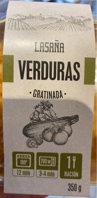 Foto de Lasaña verduras