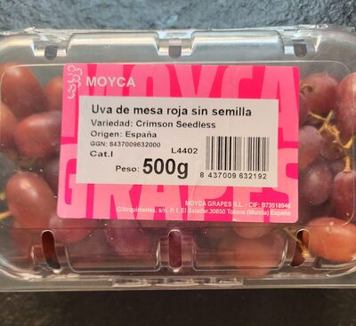 Foto de Uvas de mesa roja sin semilla
