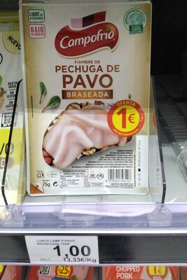 Foto de pechuga pavo braseada