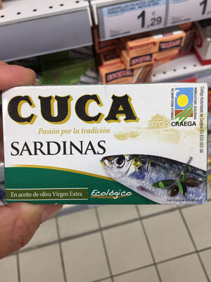 Foto de Sardinas Con Aceite De Oliva Virgen Extra Ecológico Cuca