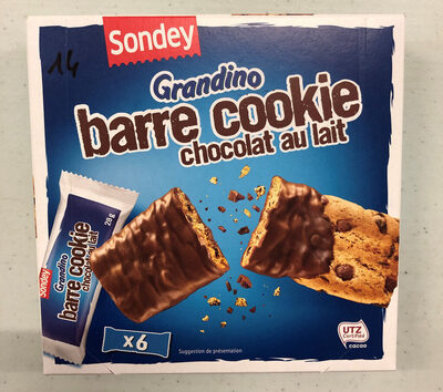 Foto de Grandino barre cookie chocolat au lait